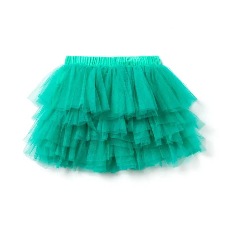 0-6 anni neonate abbigliamento gonne da ballo garza solida bambini bambini mini gonne tutu casual
