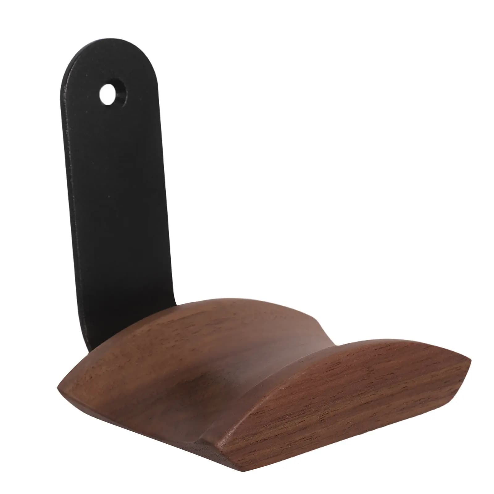 Supporto da Parete per Cuffie in Legno Massello, Gancio Salvaspazio per Cuffie, Supporto da Parete per Headset, per Gaming, Ufficio, Casa