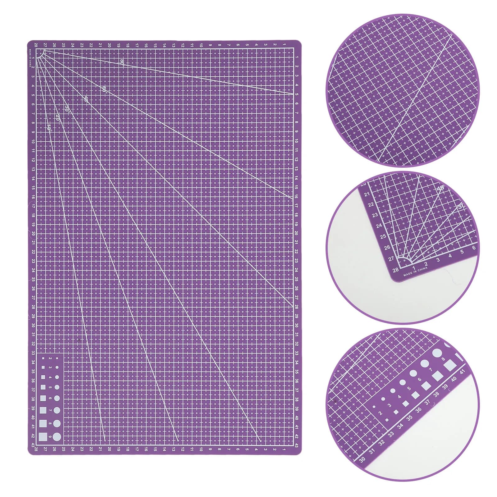 Double Sided A3 Cutting Mat Non-Slip for Sewing Quilting Craft Paint Plastic Cutting Board Professional Craft Mat