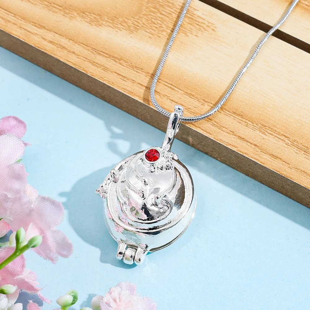 Film Vampire Diaries Collana Classica Elena Gilbert Medaglione Collane con ciondolo Donna Uomo Gioielli Cosplay