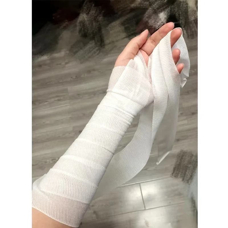 1pc PBT Elastic Bandage, Outdoor Emergency Wrapping Bandage, First Aid Kit Accessories, Medical Stretch Bandage