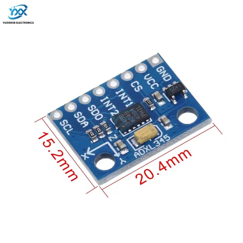 1PCS GY-291 ADXL345 IIC SPI 3-axis Digital Tilt Module Gravity Sensor Acceleration for Arduino