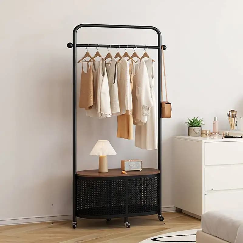 Comfortable hangers for interior furniture black bathroom clothes racks for children accessories for skirts for home Clothes rack