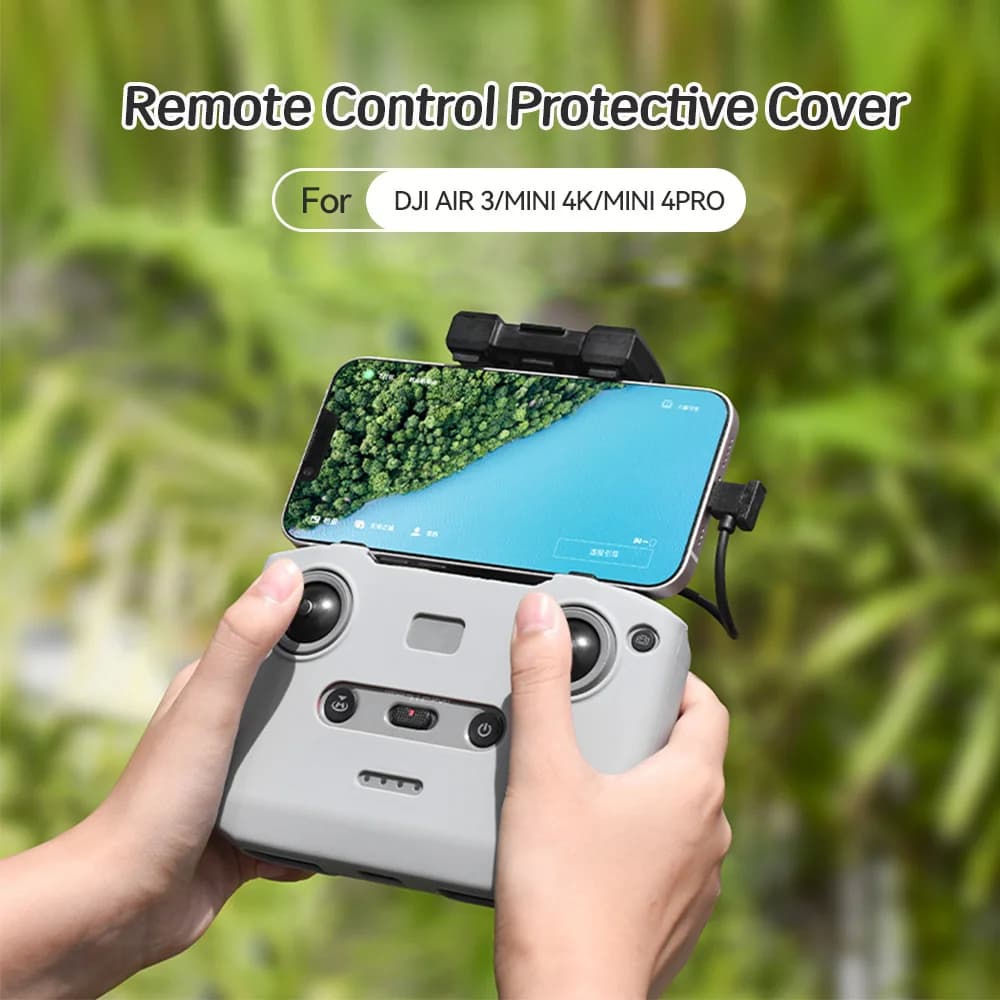 Custodia Protettiva in Silicone Antipolvere e Antigraffio per Telecomando DJI AIR 3/MINI 4K/MINI 4PRO - Accessori