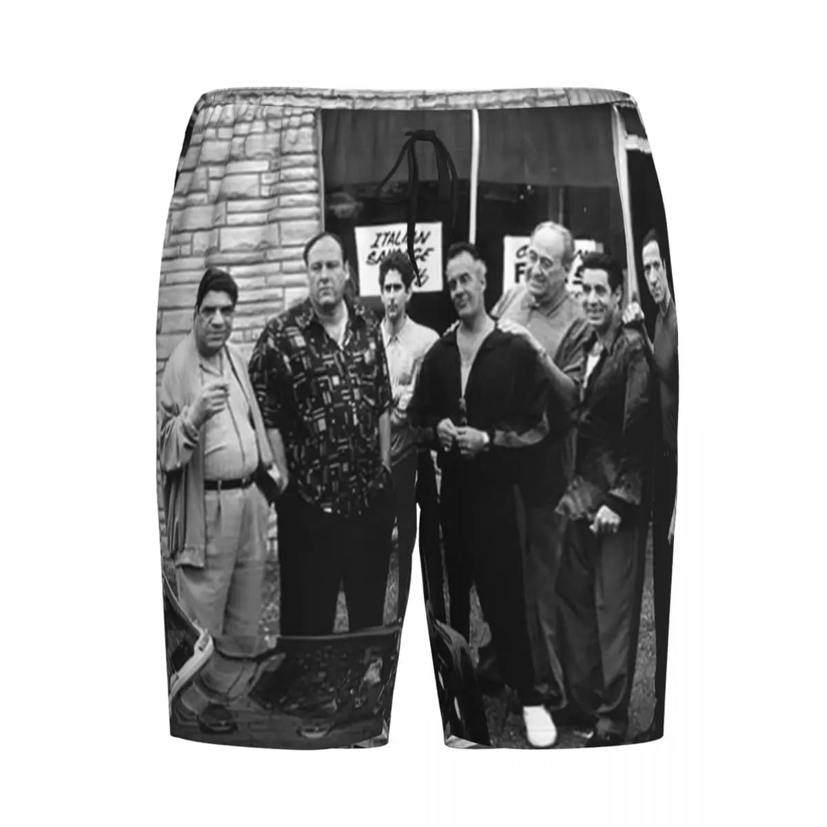 Custom The Sopranos Family Shorts Sleeping Pants Men Pajama Pants Lounge Sleep Sleepwear Bottoms