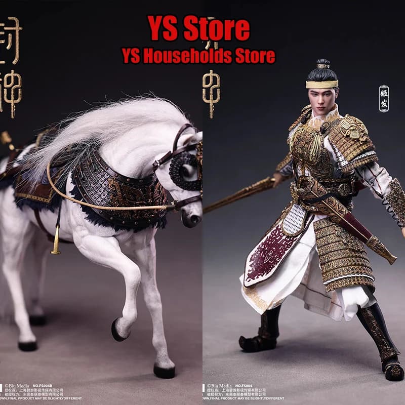 303Toys FS004 Versione Corazzata FS004B Deluxe Battle Horse Edition 1/12 Ji Fa Handsome Prince General Action Figure Modello da 6 Pollici