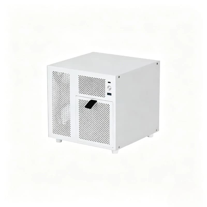 For Ursa Minor 4-disk NAS chassis SFX power supply ITX main board Flying cow black group home storage server small chassis