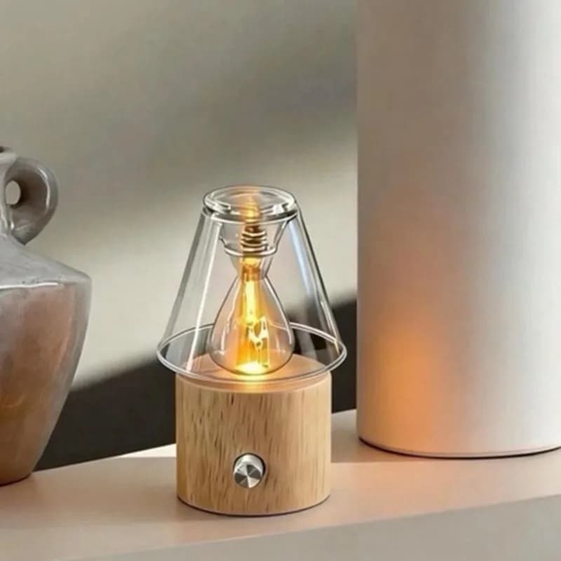2026 New Ultrasonic Mist Humidifier-Aroma Diffuser In Vintage Glass Aromatherapy Design-Essential Oil Compatible