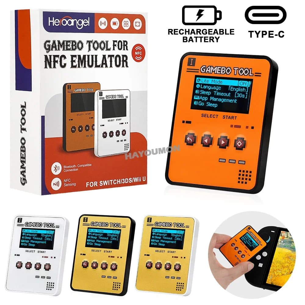 NUOVO Simulatore NFC Intelligente con Pulsante per Carte Pixl Infinite, Compatibile con Schermi OLED per Switch/Switch 2/Lite/OLED 3DS/Wii U