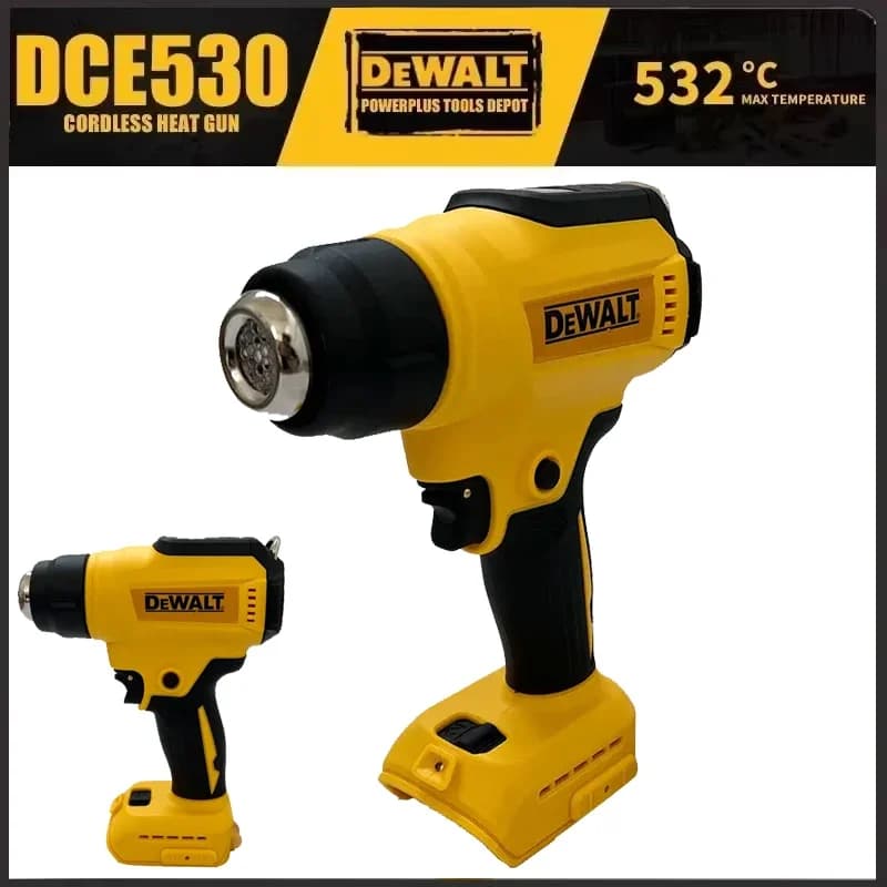 Dewalt DCE530 300W Cordless Heat Gun 20V Battery High Power Welding Thermal Blower Heat Shrink Wrapping Tool
