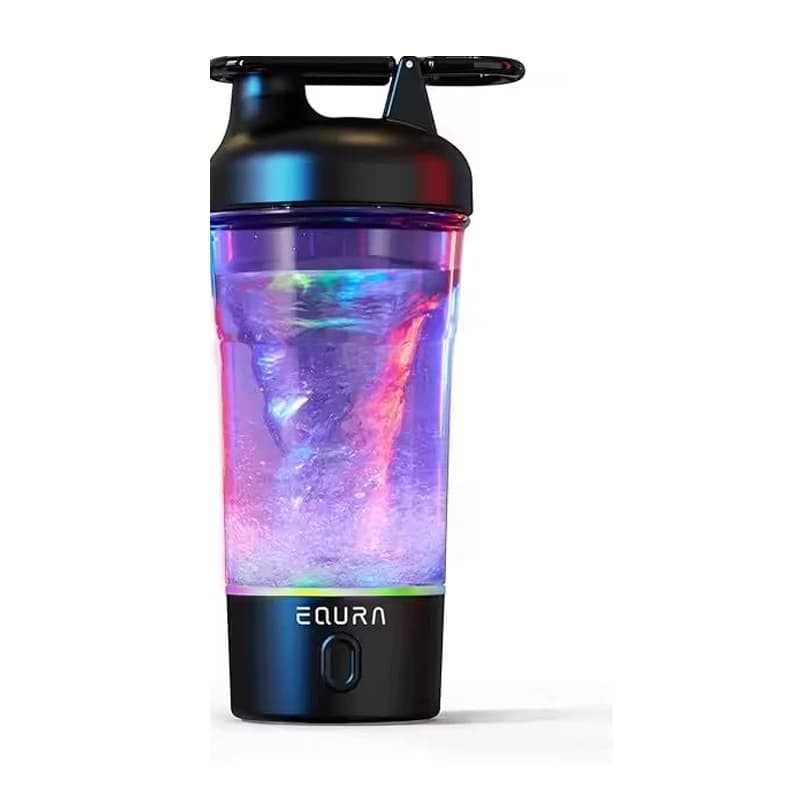 Electric shaker bottle, 25 Oz blender bottles for protein blends, portable bottle for USB C rechargeable pulse booster, without BPA