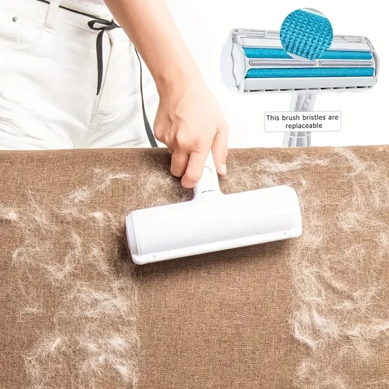Rullo per la rimozione dei peli di animali domestici-dispositivo di rimozione della pelliccia di cani e gatti con Base autopulente-strumento efficiente per la depilazione degli animali