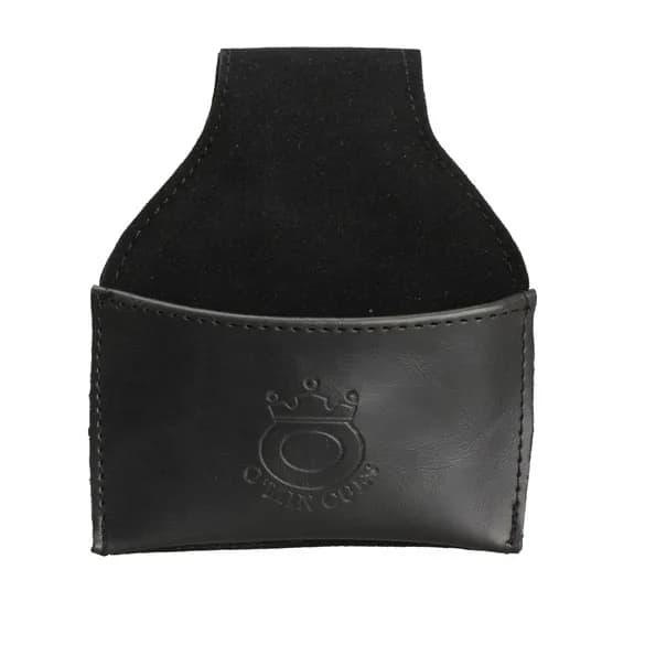 Leather Chalk Holder Billiards with Clip Waist Hanging Bag Pool Snooker Cue Storage Portable Billiards Accessories