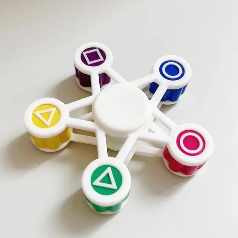 Gioco di calamari Fidget Spinner Roller Trottola Punta Giroscopio EDC Riduzione dello stress Giocattoli Alleviare l'ansia Anti-stress Bambini