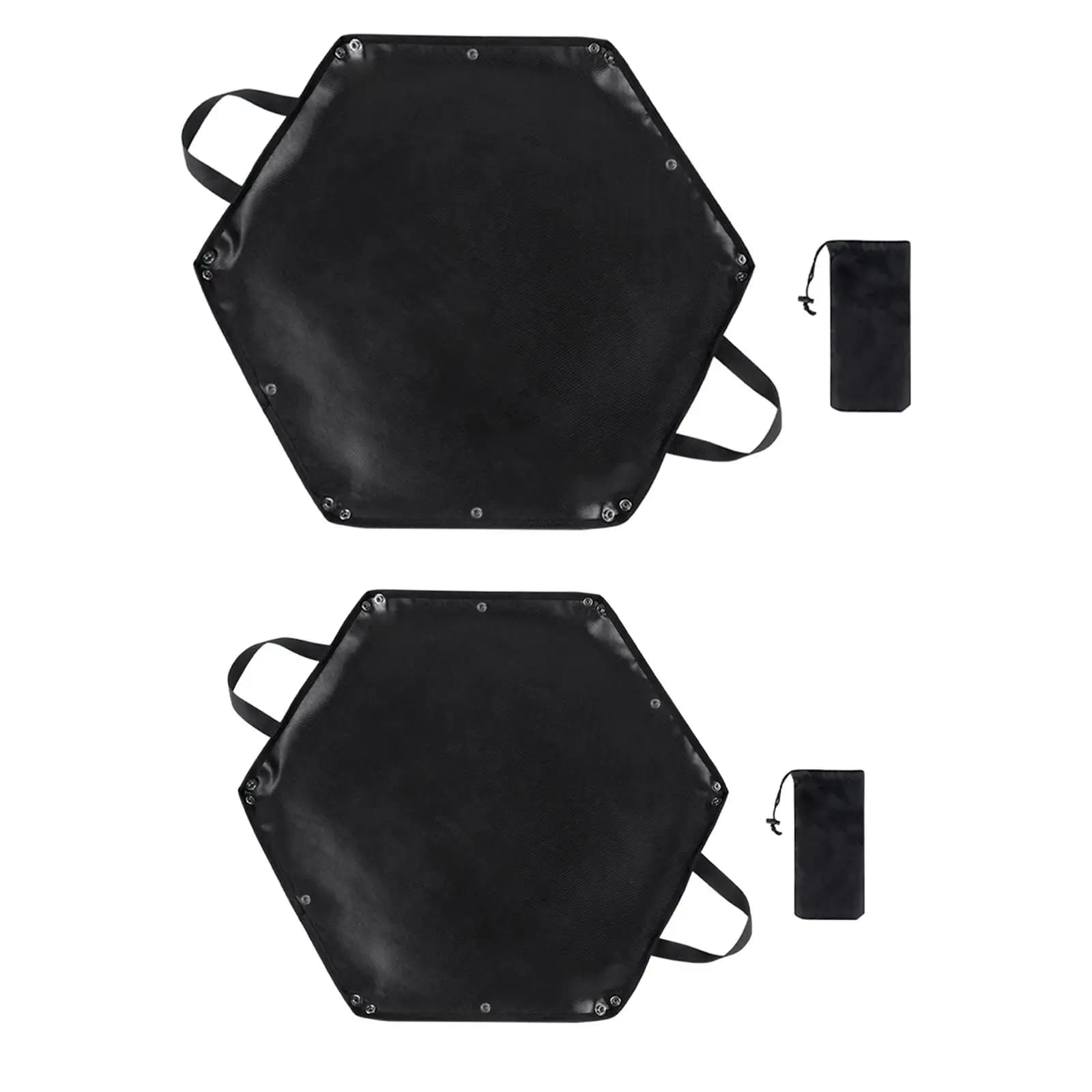 Fire retardant firewood bag with fire retardant mat