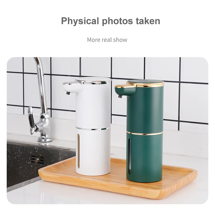 USB Rechargeable Smart ABS Foam Liquid Soap Dispenser Electric Automatic Hand Washing Machine for Bathroom Kitchen Hotel Car