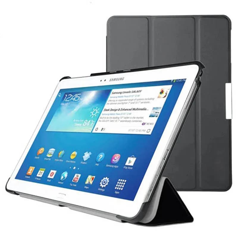 Stand Case for Samsung Galaxy Tab Pro 10.1 (SM-T520/T525) Tablet, Flip Folio Tri-fold Leather Shell Protective Sleeve