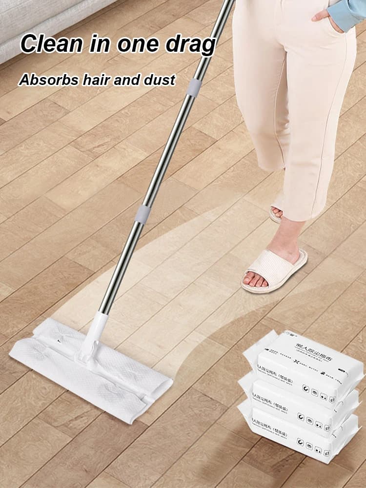 Mop per pulizia con rotazione a 360 gradi Spazzatrice per pavimenti Mop per pulizia statica per la pulizia del pavimento delle piastrelle in laminato di legno duro
