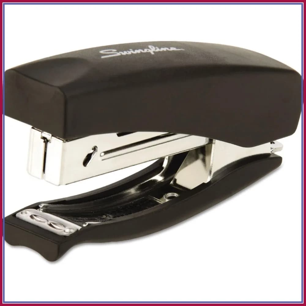 Cucitrice Ergonomica Portatile, Capacità 20 Fogli, Design Compatto, Indicatore di Caricamento Basso