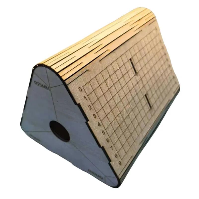 Multi-horn wallet and journal cover bending tool (R15/R20/R25) - Leather Craft Triangle Bending Templates