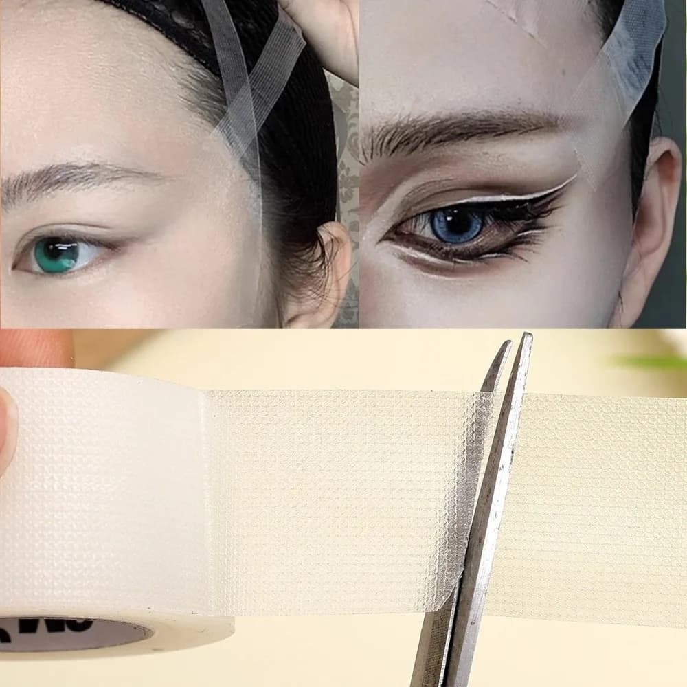New 8M/Water Tape Professional Face Tape Cosplay Belts Makeup Tape Transparent Beauty Makeup Tool V-Line Face Lift Tape