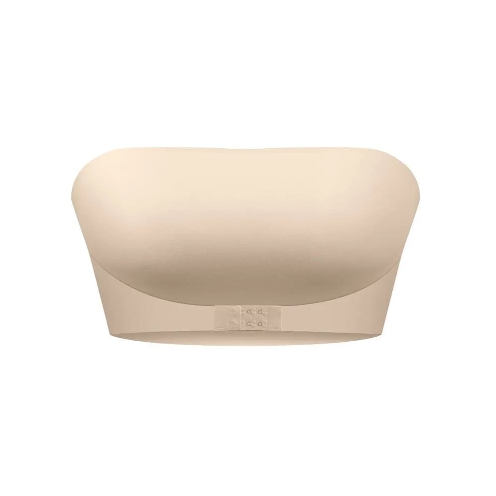 Invisible Strapless Bra Push Up Removable Padded Seamless Bra Underwear Ice Silk Front Button Bra Anti-wardrobe Malfunction