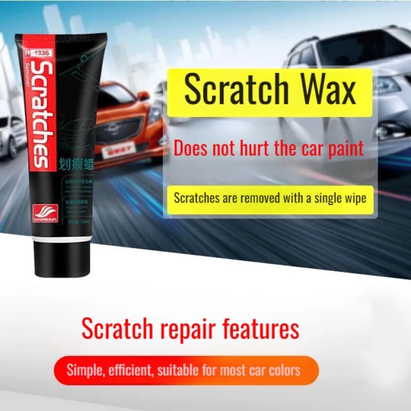 Semplice ed efficiente cera antigraffio per auto cera per riparazione graffi vernice per auto strumento di riparazione graffi per rimuovere segni cera lucidante