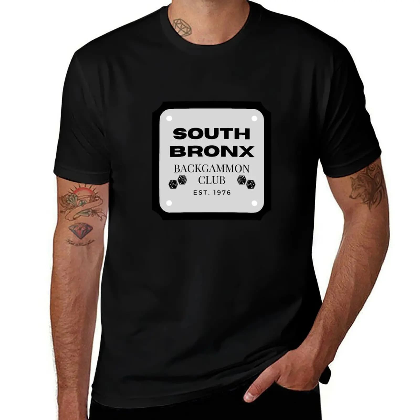 South Bronx Backgammon Club T-Shirt Festive Simple T-Shirt