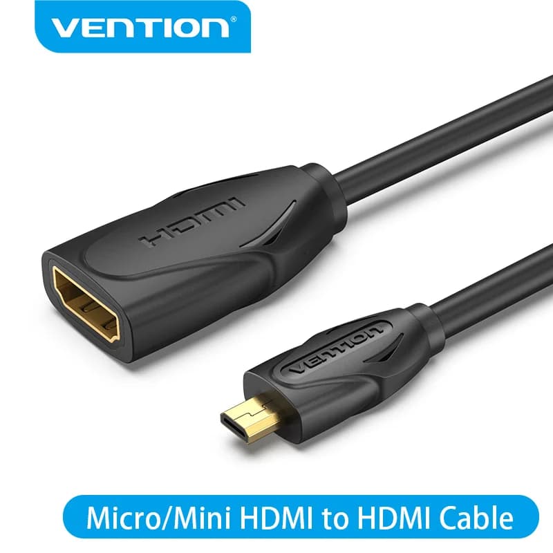 Vention Cavo di prolunga HDMI Cavo Micro Mini HDMI a HDMI 1080P Estensore maschio-femmina per monitor TV Proiettore Estensore HDMI