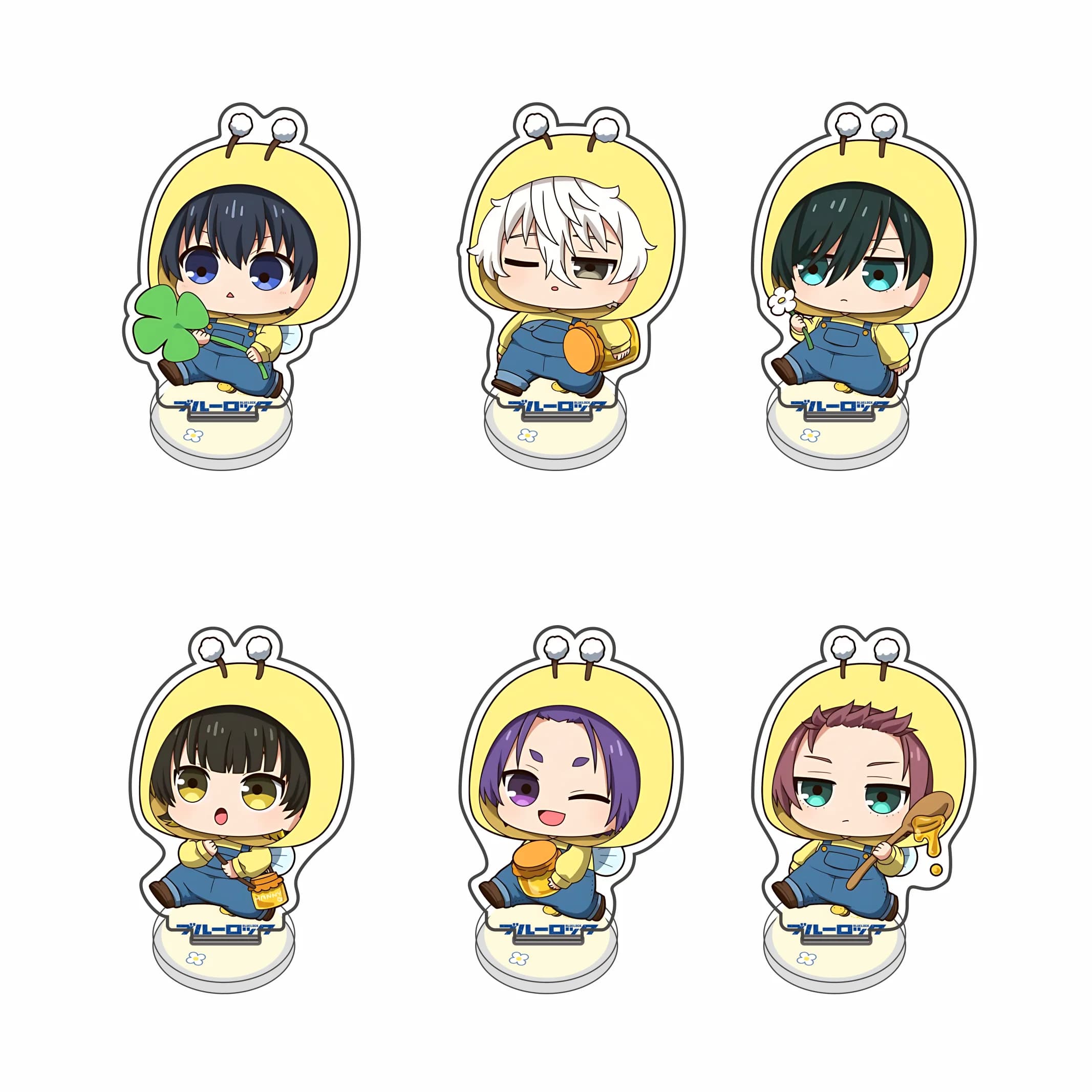Anime Blue Lock - Statuetta in Acrilico da 10 cm di Yoichi Isagi, Decorazione da Tavolo, Accessori, Regalo, Portachiavi