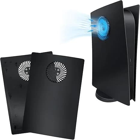 Cover Frontale Edizione Disc con Pannelli di Copertura Ventilazione per Console PS5 Fat, Accessori Protettivi per PlayStation 5