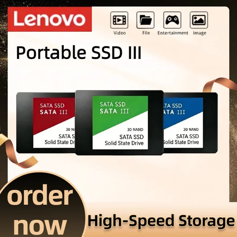Portable External SSD USB 3.1 High Speed Solid State Disk 560MB/s Ultra Slim 2.5 Inch Durable Drive for Mac PC Equipment