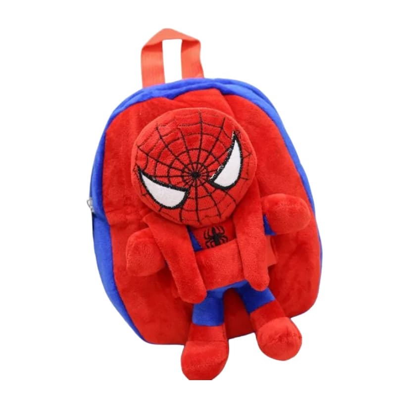 Zaino in peluche Marvel Spiderman per bambini e bambine, stile anime, alla moda, personalizzato, per il tempo libero, carino, per l'asilo, regalo di Natale