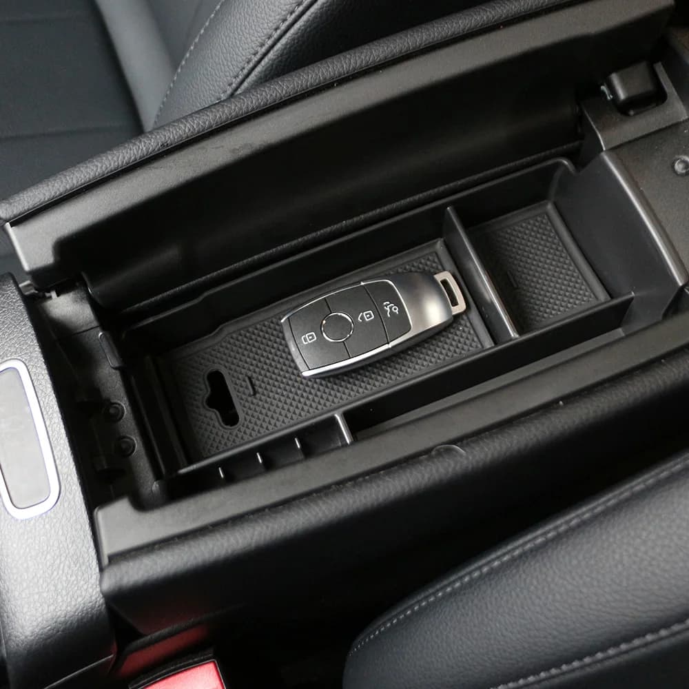 Auto Armrest Storage Box for Mercedes Benz GLB GLA CLA A B Class MB X247 H247 C118 W177 W247 AMG Car Center Console Tray Holder