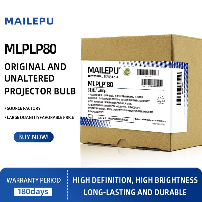 Lampada per Proiettore ELPLP80 /V13H010L80 con Alloggiamento per Epson BrightLink 595Wi PowerLite 585W 585Wi 580 EB-595Wi EB-1420Wi EB-585W E