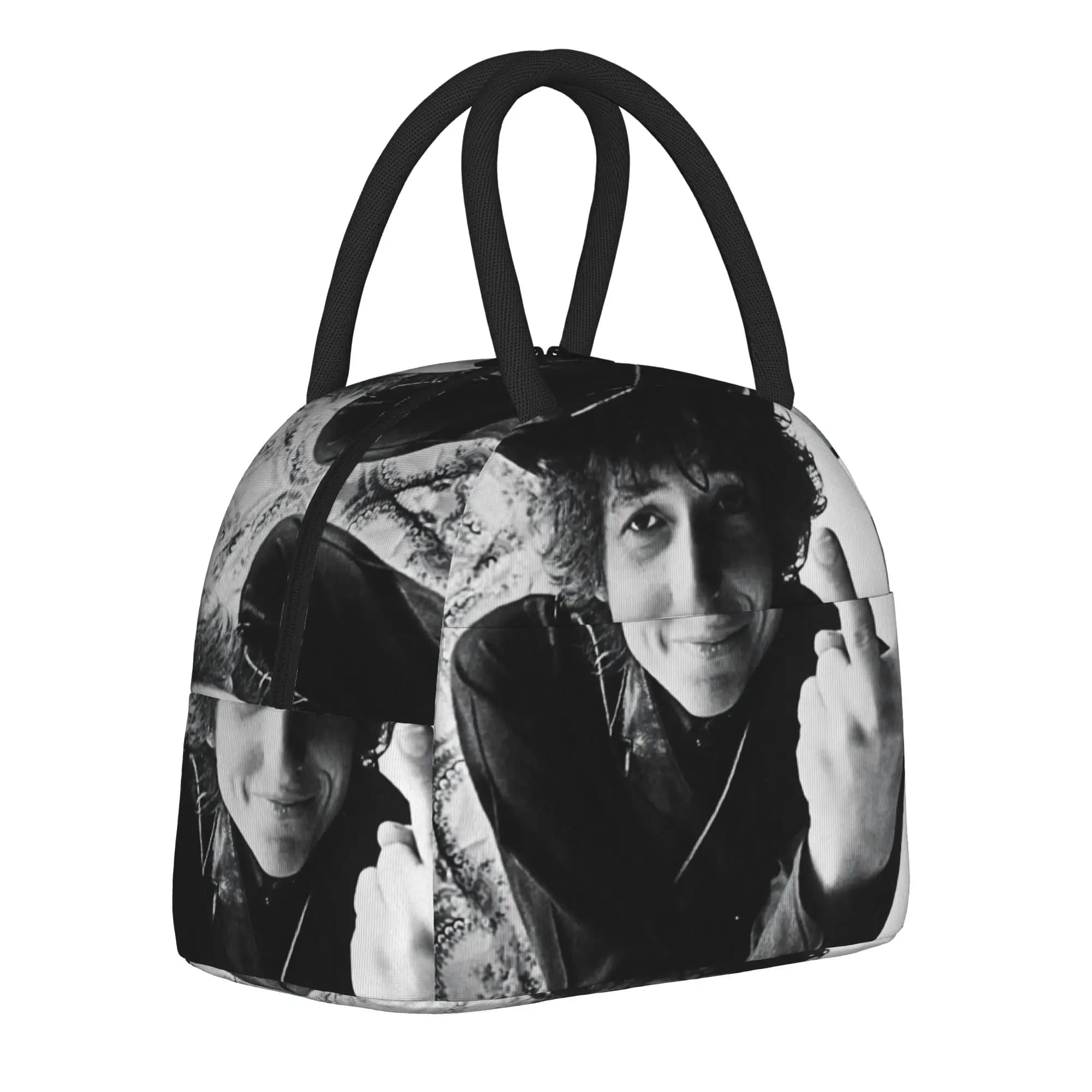 Bob Dylan Singer Accessories Insulated Lunch Bag For Work Storage Food Boxes Portable Cooler Thermal Lunch Box