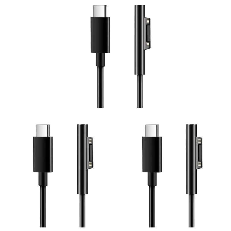 ABRI-3X For Surface Connect To USB C Charging Cable Compatible For Surface Pro 3/4/5/6/7, Surface Laptop 3/2/1,Surface Go
