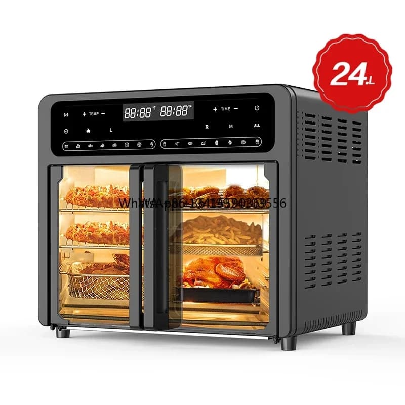 24L 1700W circolazione dell'aria fritta sana macchina per pollo fritto cottura forno elettrico intelligente friggitrice ad aria