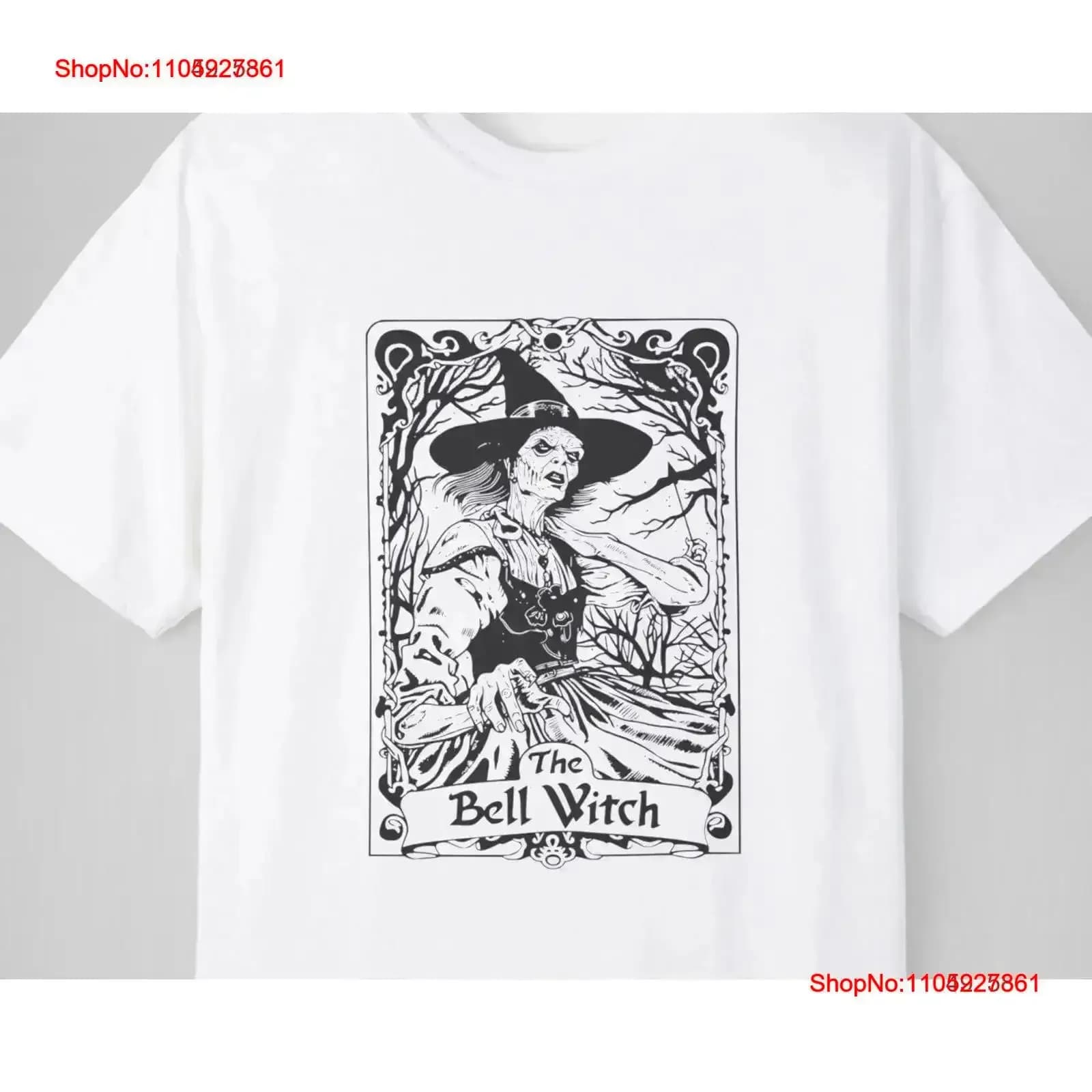 Urban Legends The Bell Witch T Shirt tarocchi regali di Halloween per lei vintage Lavato Versatile homme Confortevole allungato