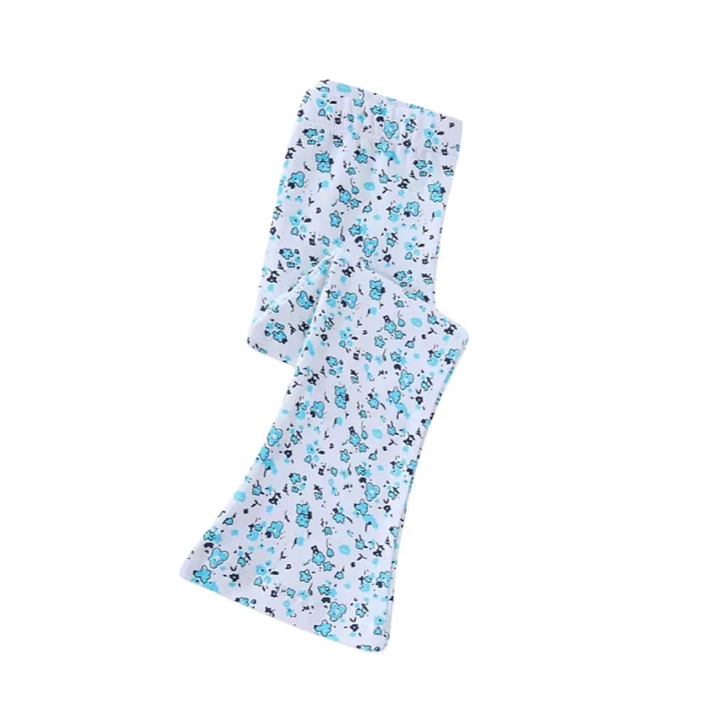 Jumping Meters Girls Full Length Flower Leggings And Boot Set Toddler Kids Pencil Trousers 3-7T Autumn Spring Seasonal Wear