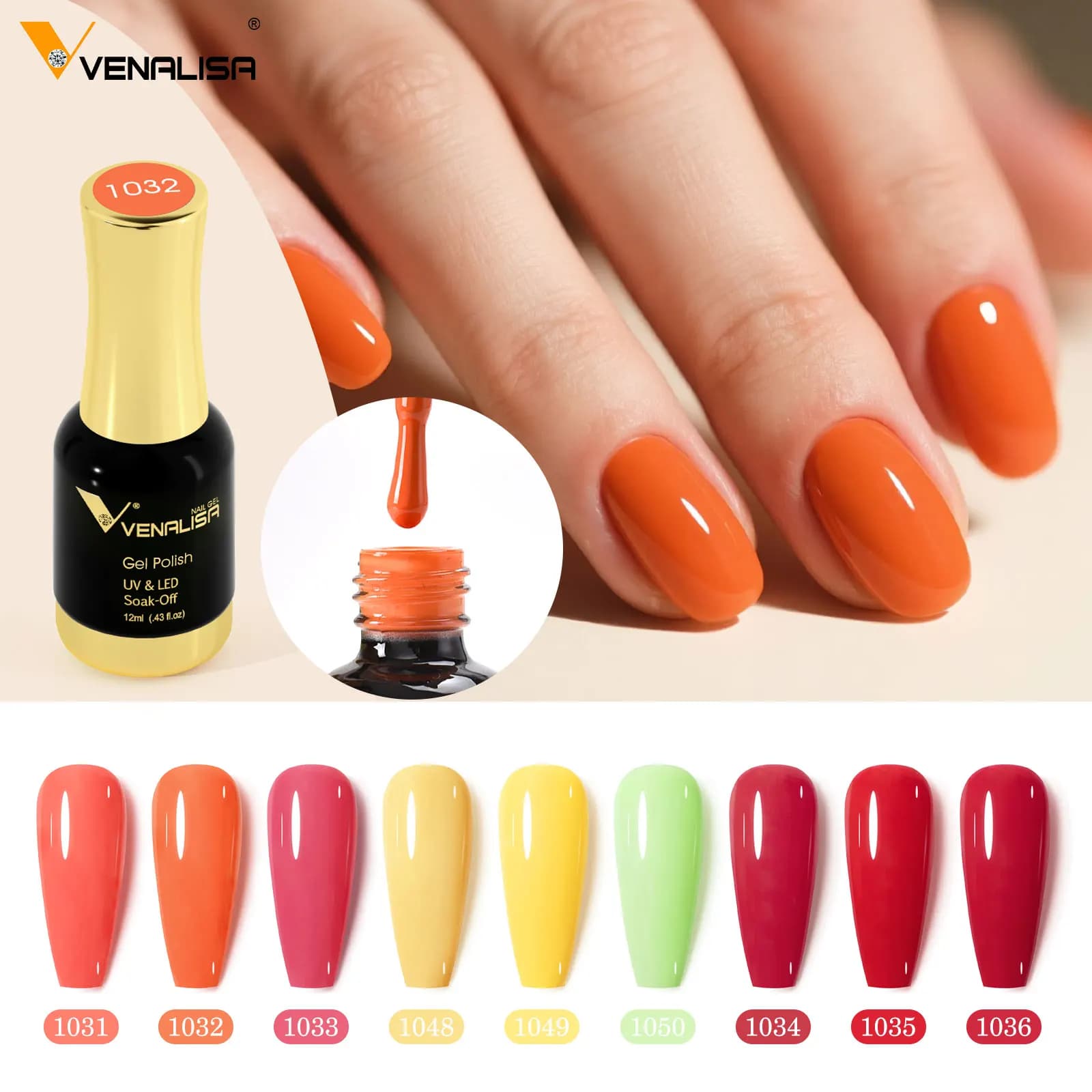 12ml VENALISA Smalto gel per unghie a lunga tenuta Gelatina Rosa Smalto gel nudo Copertura completa Glitter Perla Soak Off UV LED UV Gel LED