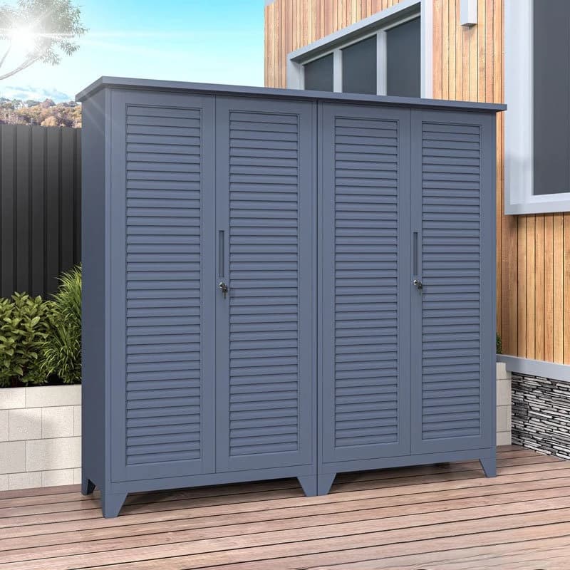 Outdoor Locker Waterproof Sunscreen Villa Courtyard Storage Cabinet