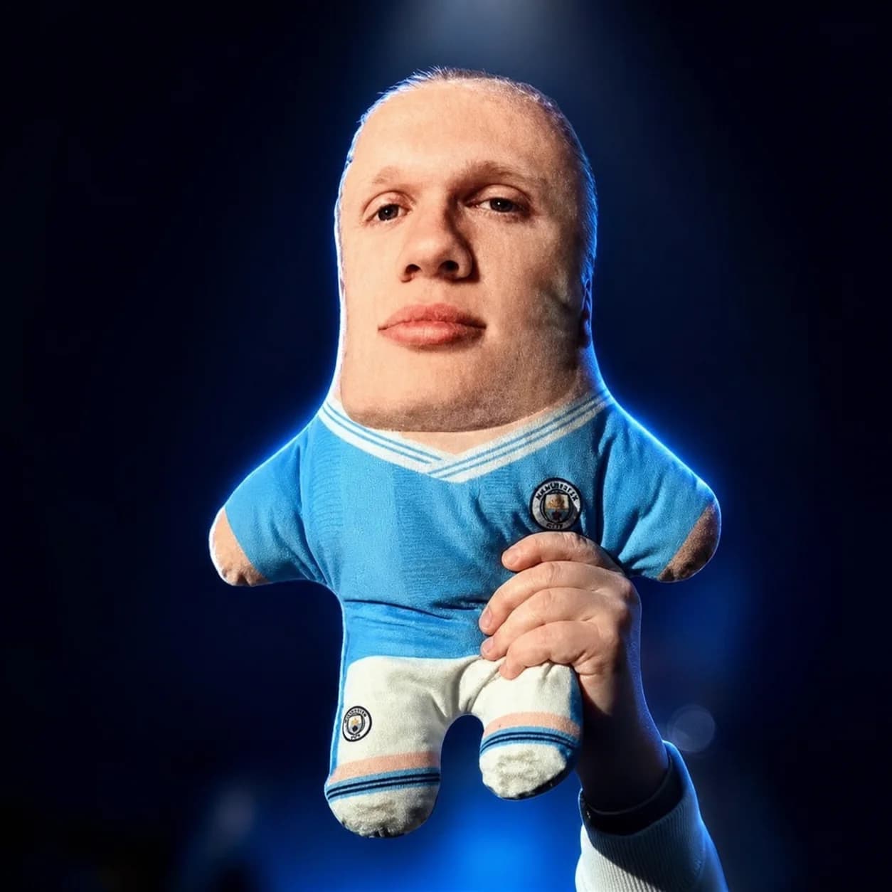 Football Star Plush Pillow Erling Haaland Manchester City Diy Printed Souvenir Gift For Adult Football Fans Home Decor