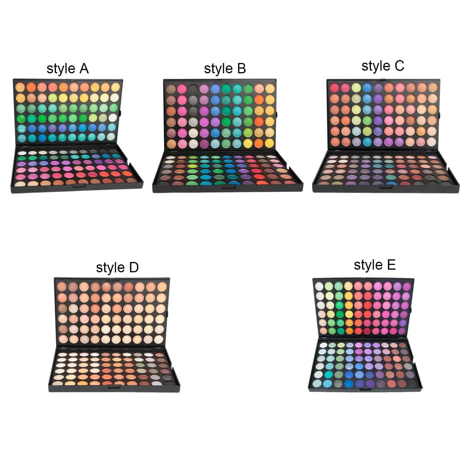 Palette Ombretti 120 Colori, Regalo Trucco Professionale Colorato per Donne, Palette Ombretti per Feste, Teatro, Festival