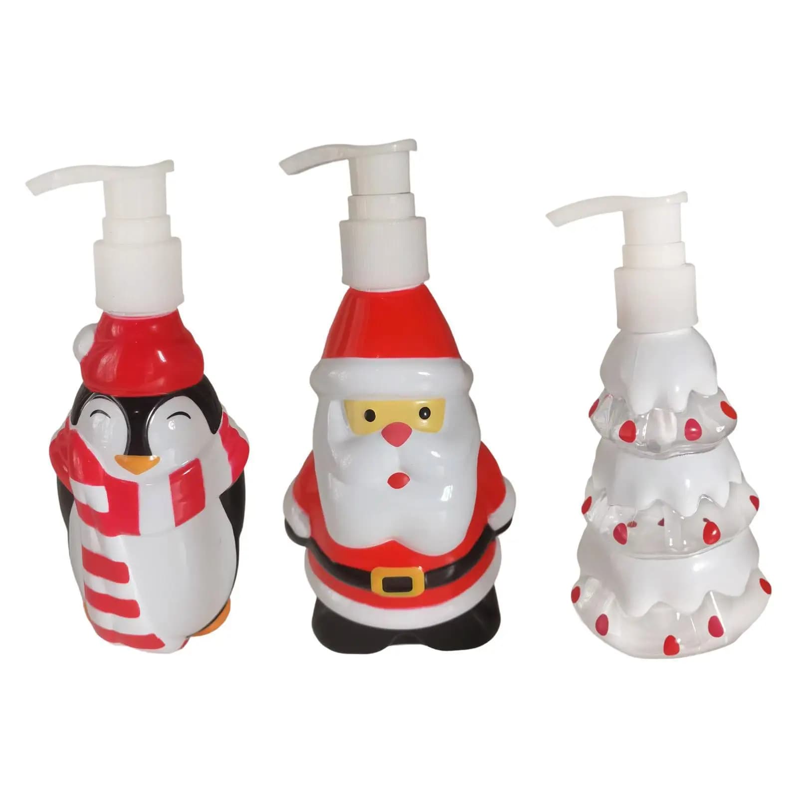 Dispenser portatile per lozione, bottiglia ricaricabile con pompa per sapone, a tema natalizio, per il lavabo, decorazioni in stile rustico.