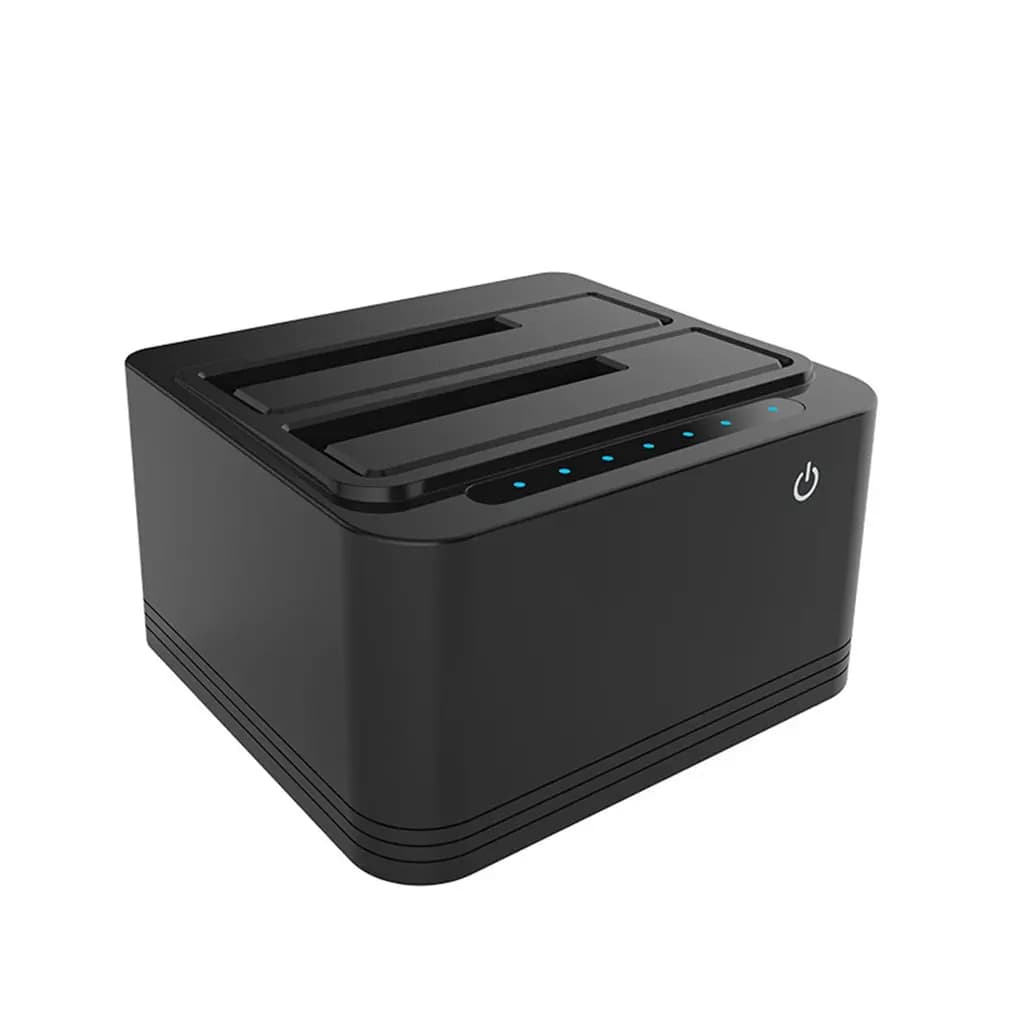 Dissipazione del calore della stazione di aggancio del disco rigido esterno USB3.0 adatta per HDD / SSD3.5 / disco rigido SATA da 2,5 pollici Dropshipping