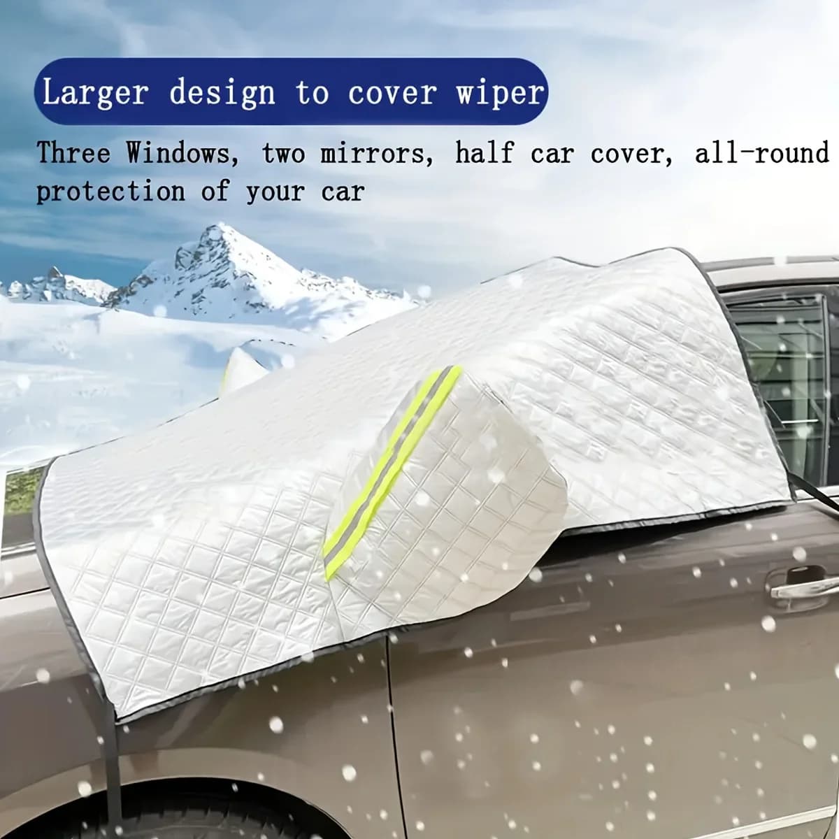 Front Windshield Snow Cover Anti-frost Windshield Window Thick Sunshade Car Snow Cover Front Side Windows