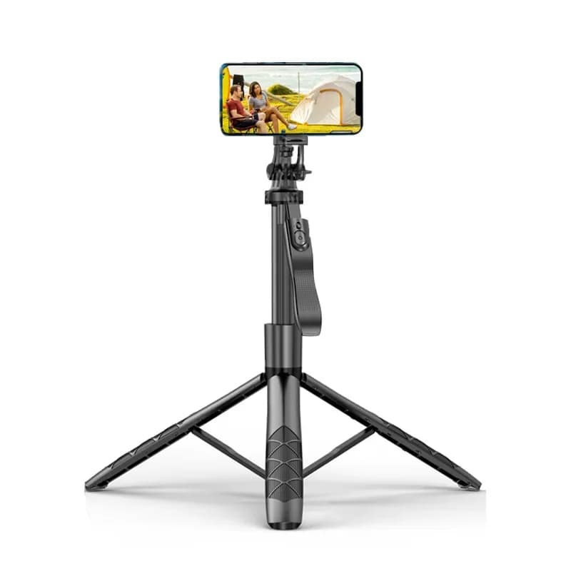 Bastone selfie, telecomando Bluetooth multifunzione retrattile anti-vibrazione, bastone selfie per trasmissione in diretta, treppiede mobile