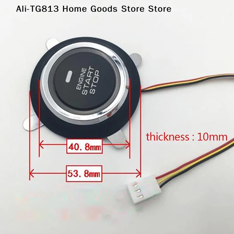 [TG813] Offerta Speciale: Pulsante di Avviamento/Arresto Motore Auto 12V, Interruttore di Accensione Senza Chiave