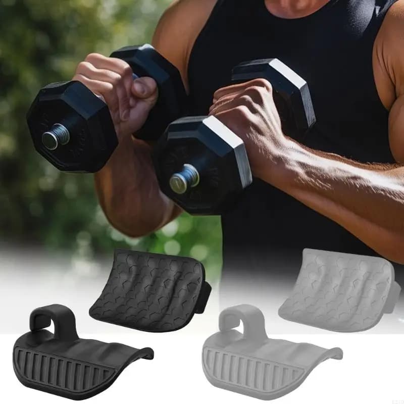 Silicone Antislip Workout Grip Sports Gym Gleves Grip sollevamento pesi